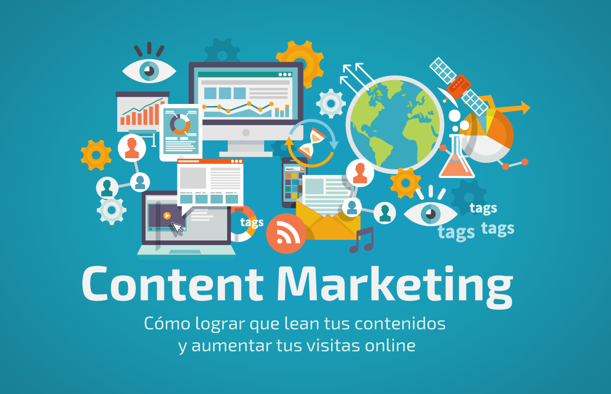 Aumentar tus visitas online con el content marketing