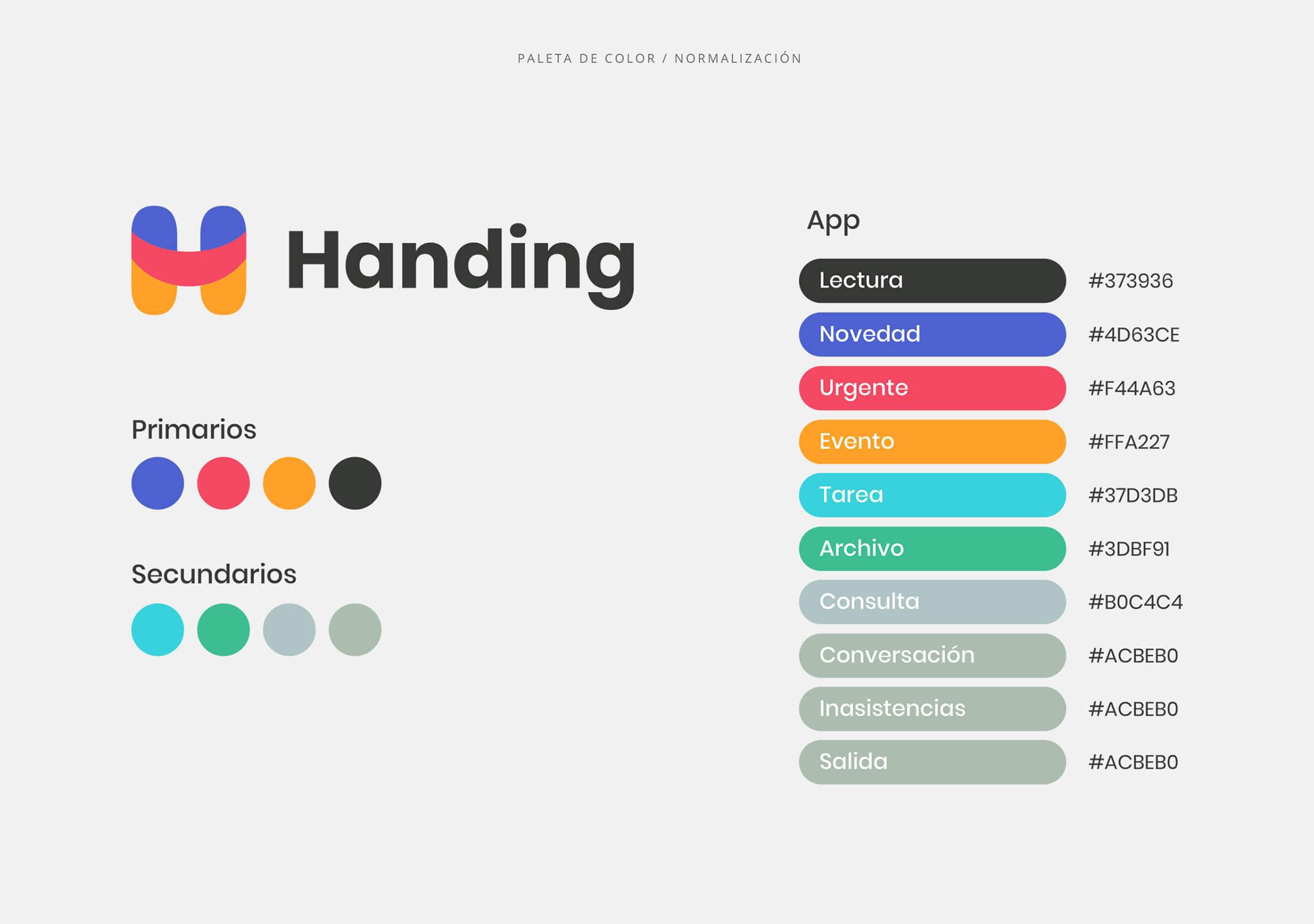 Handing-Paleta de Color