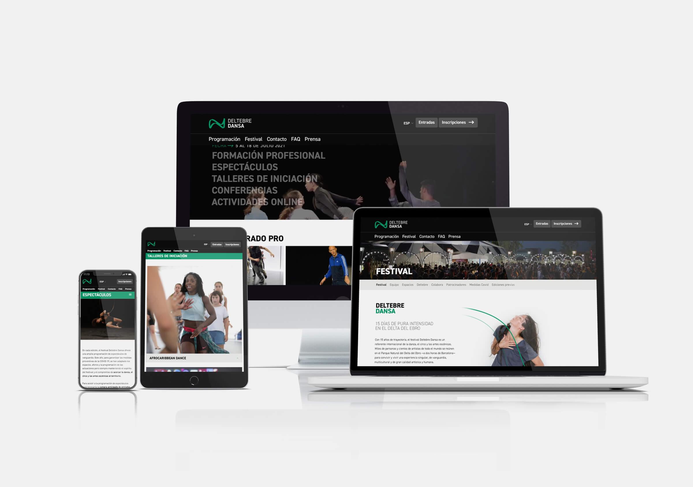 Rebranding-Deltebre Dansa-Sitio Web