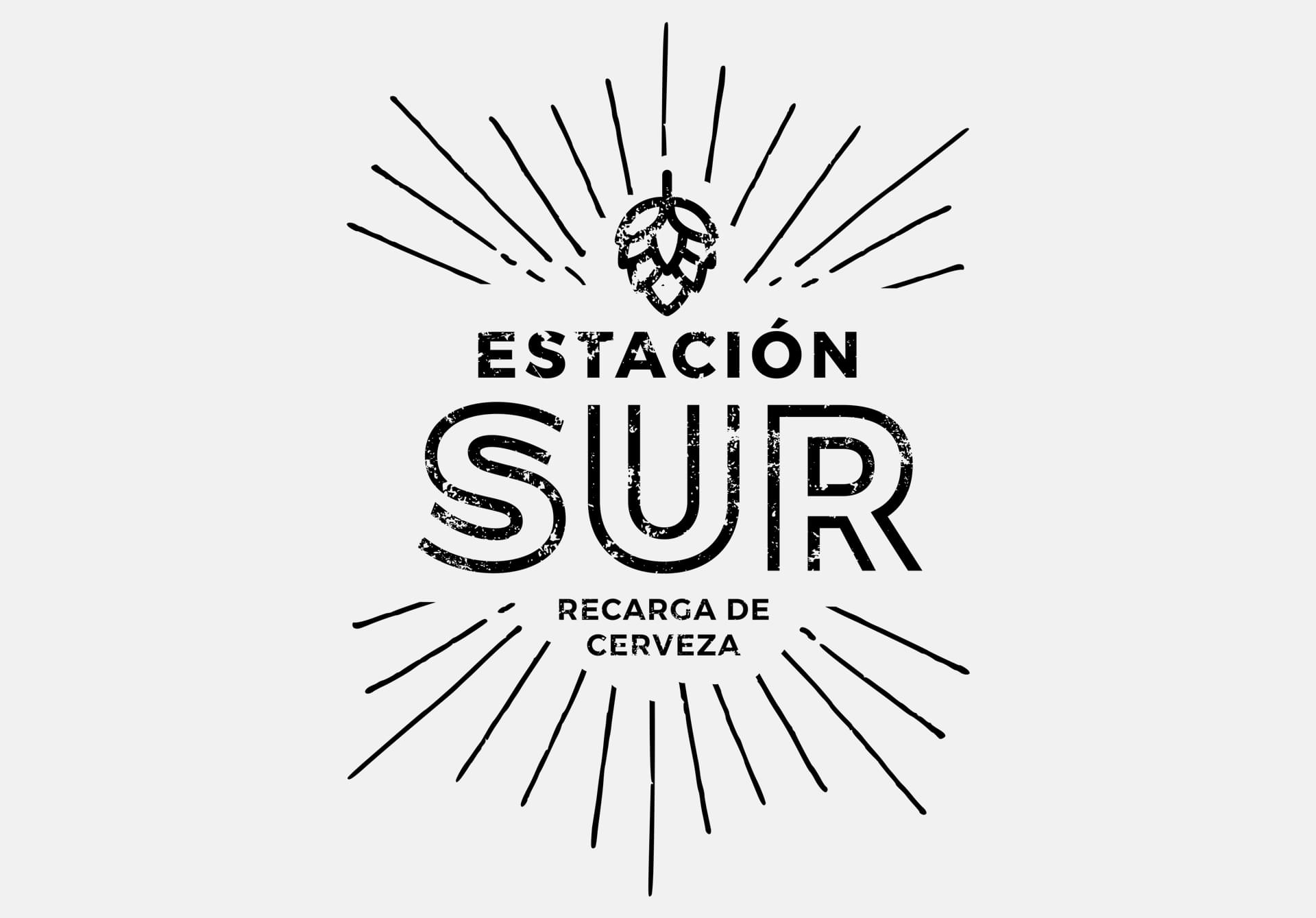 Branding-Estación Sur-Aplicación-Ilustración