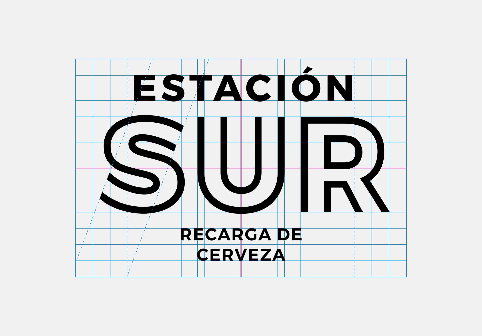 Branding-Estación Sur-Logotipo+Descriptivo-Grilla Constructiva