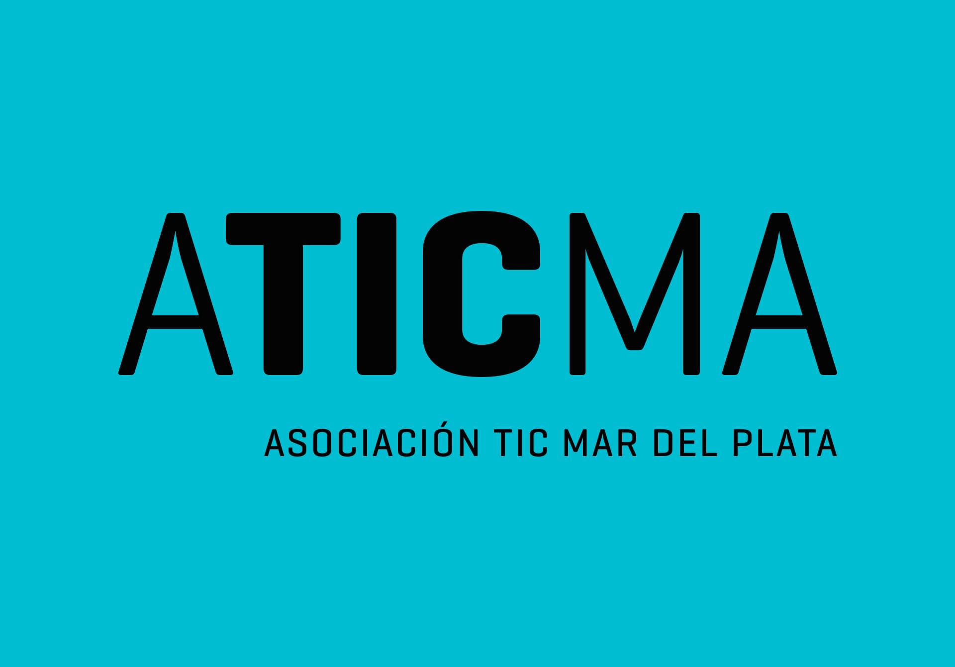 Rebranding-ATICMA-Logotipo con descriptivo-Fondo Celeste