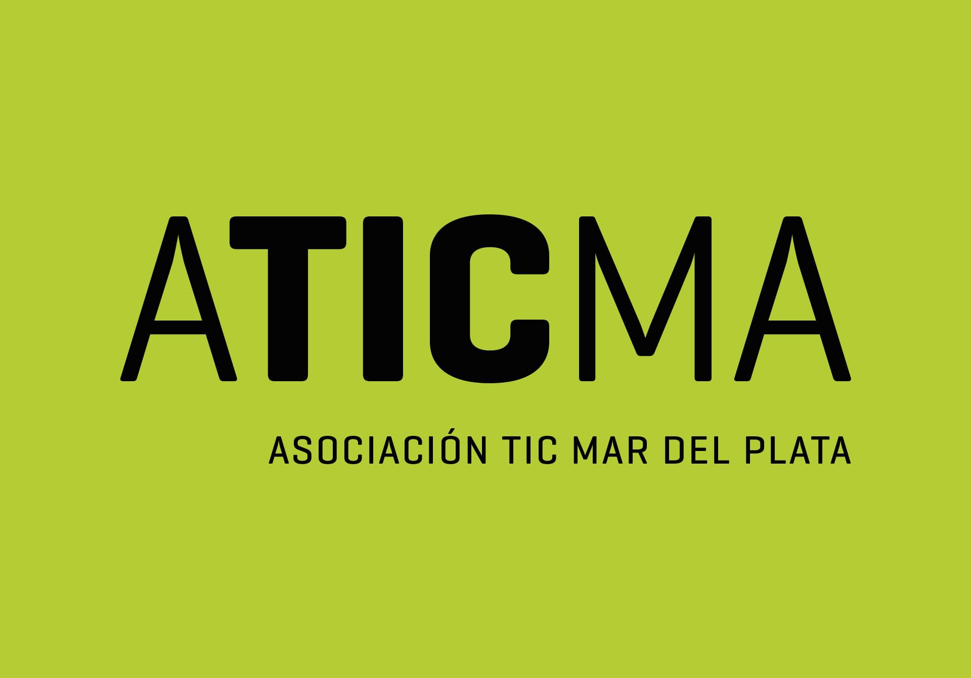 Rebranding-ATICMA-Logotipo con descriptivo-Fondo Verde