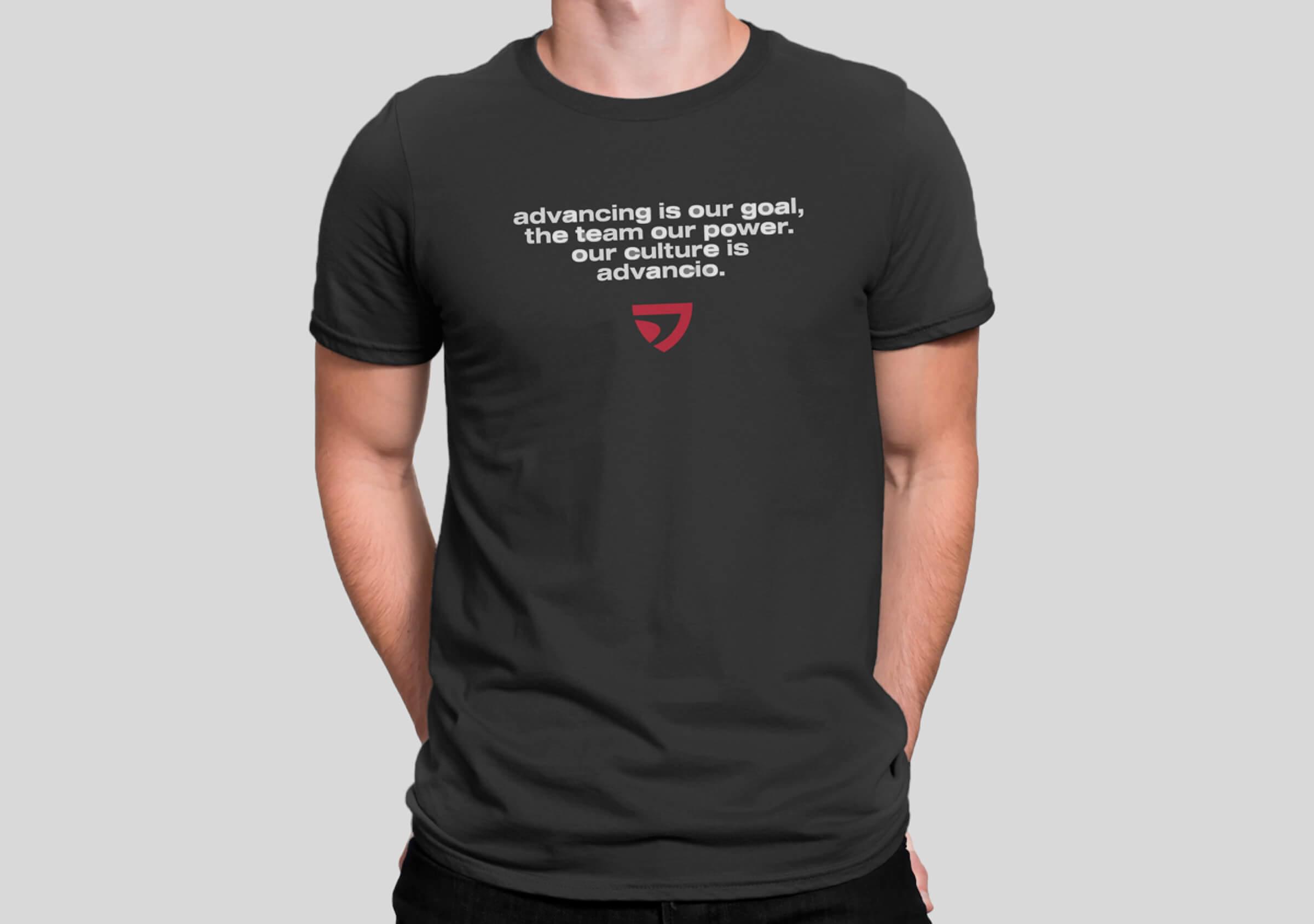 Rebranding-Advancio-Aplicación-Remera-Frase