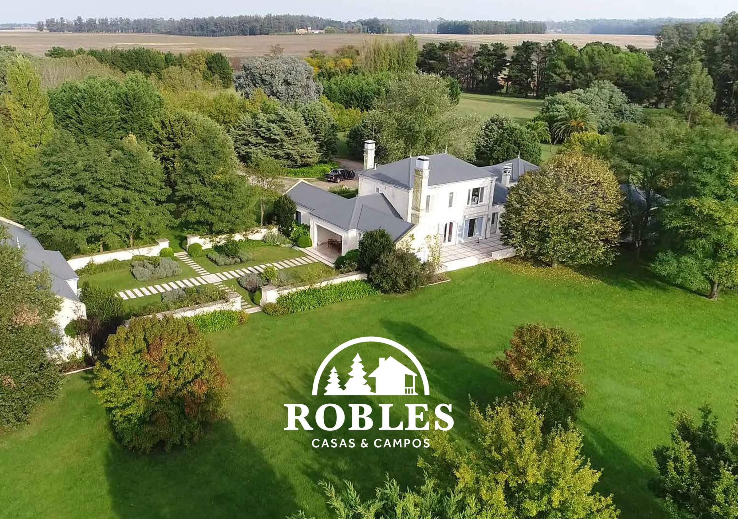 Rebranding-Robles-Aplicación-Isologotipo sobre fotografía