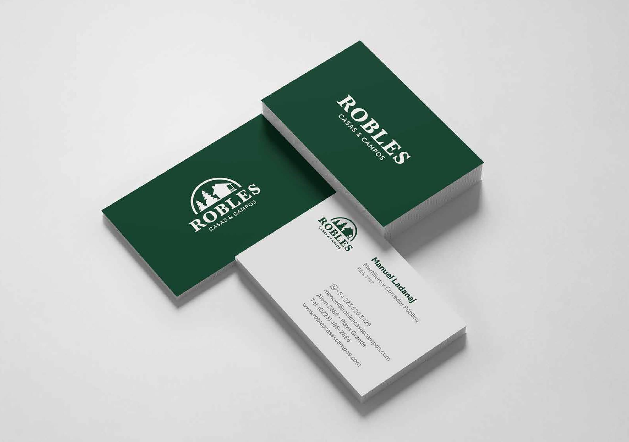 Rebranding-Robles-Aplicación-Tarjeta personal