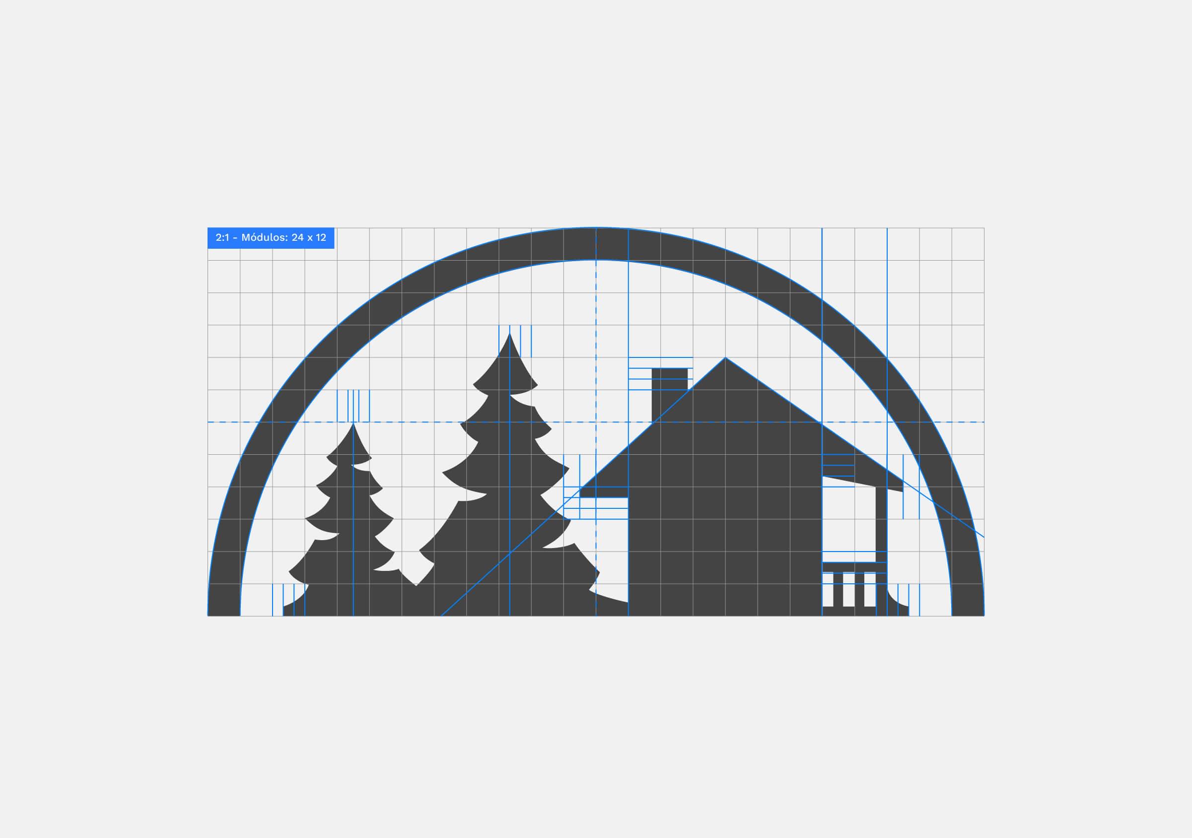 Rebranding-Robles-Símbolo-Grilla Constructiva