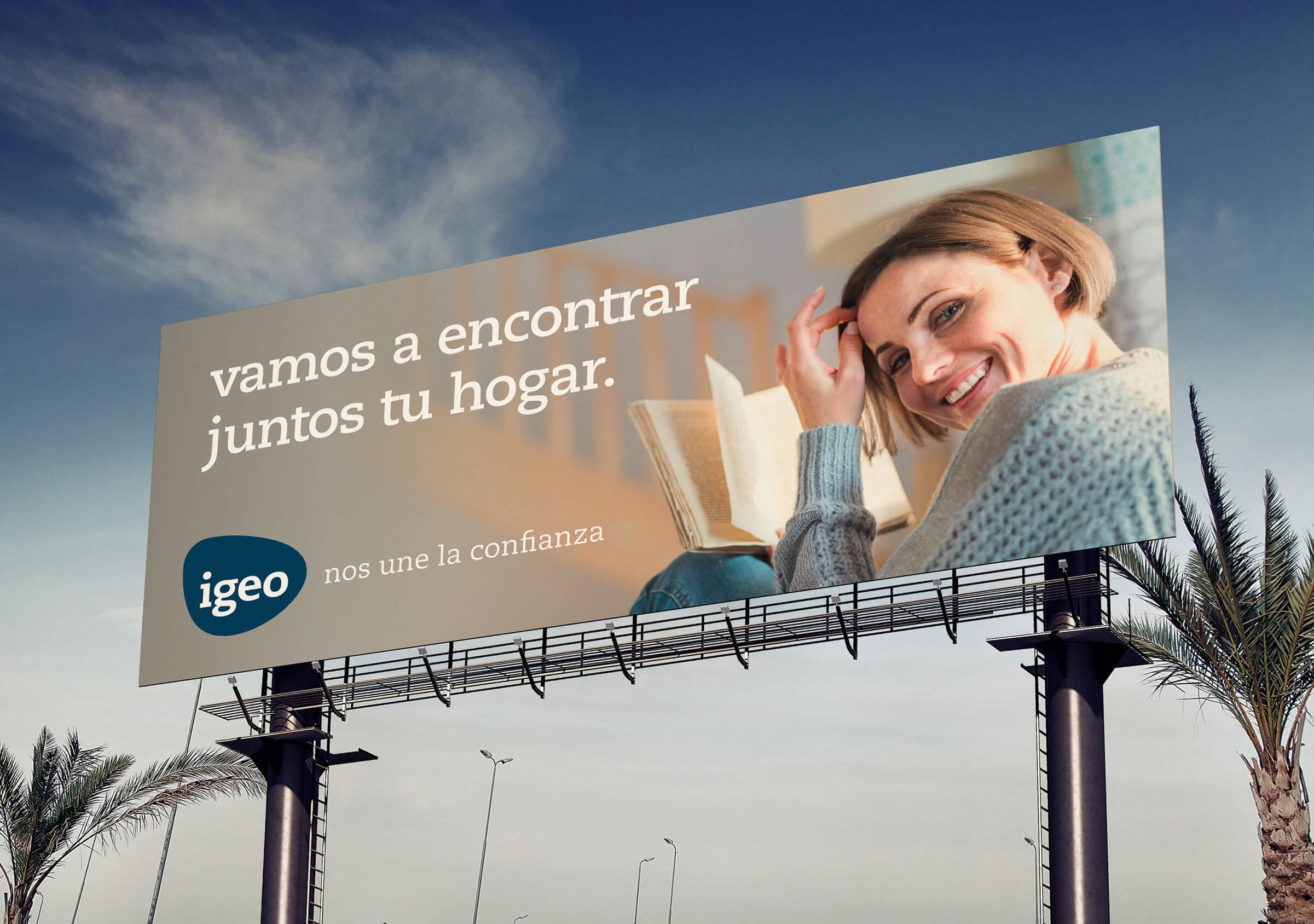 Branding-Igeo-Cartel vía pública