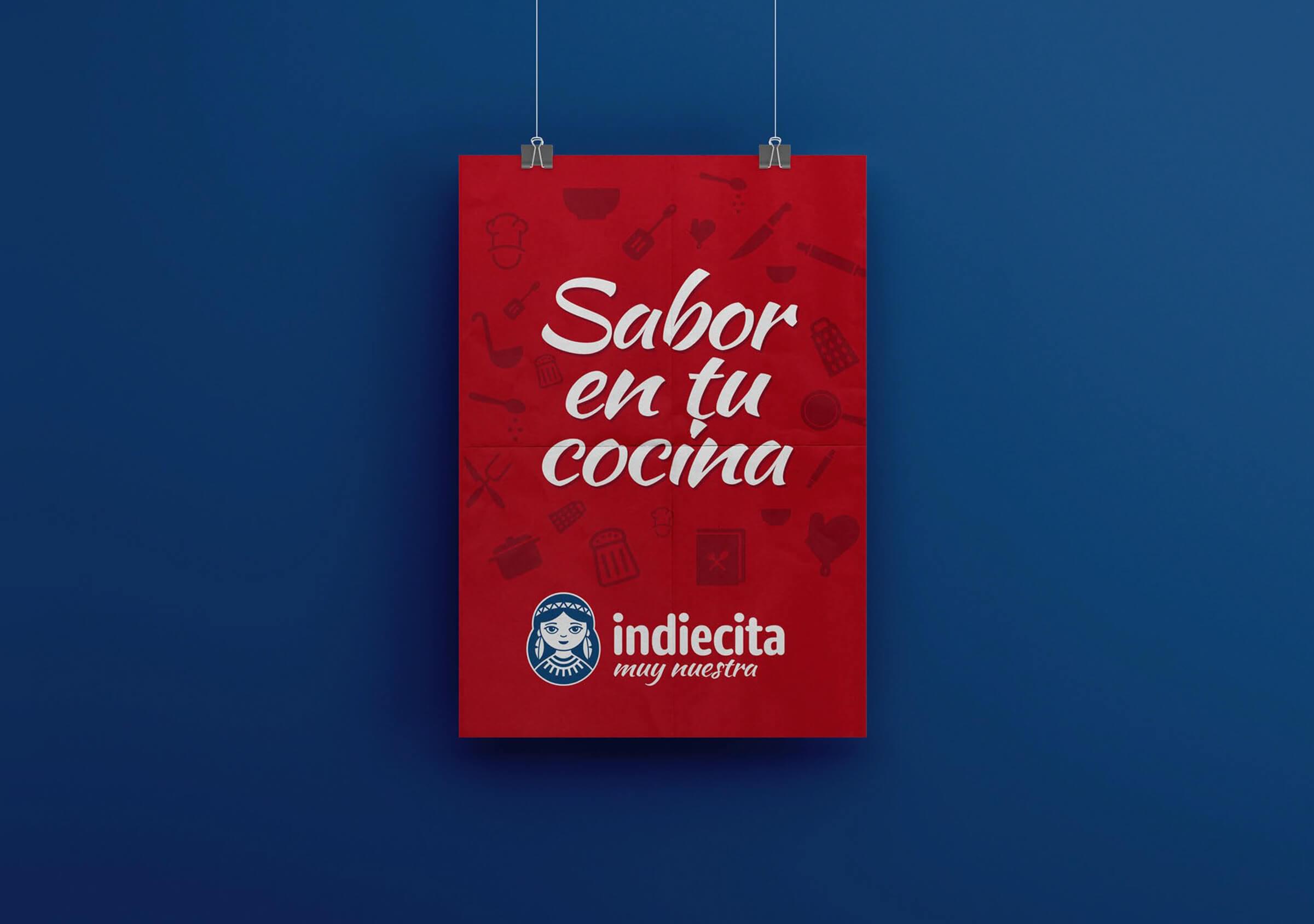Branding-Indiecita-Aplicación-Afiche publicitarios