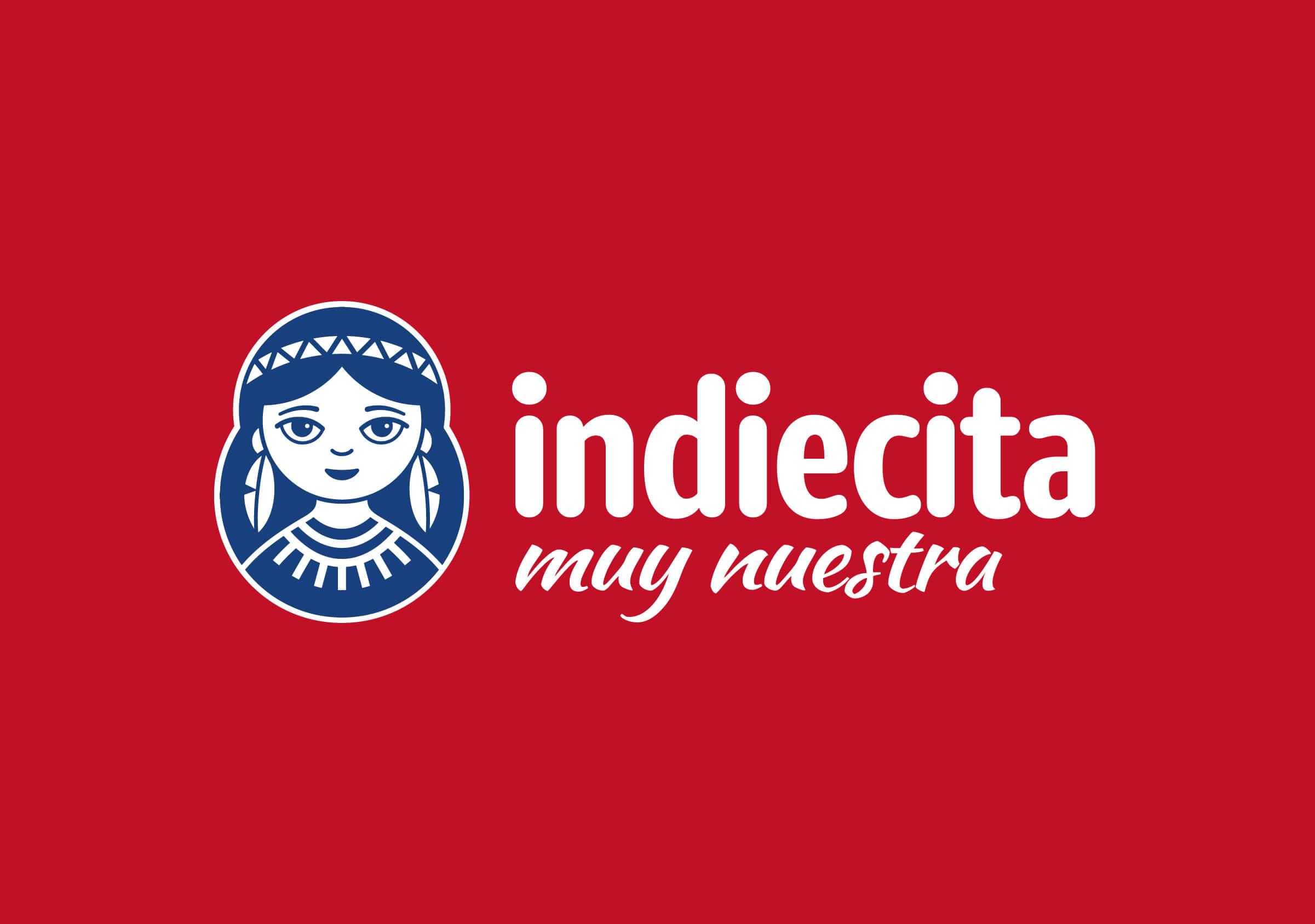 Branding-Indiecita-Isologotipo con descriptivo-Negativo