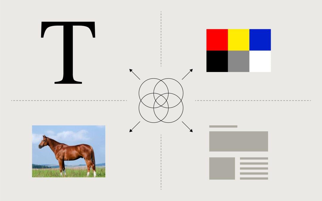 Los elementos clave del diseño gráfico