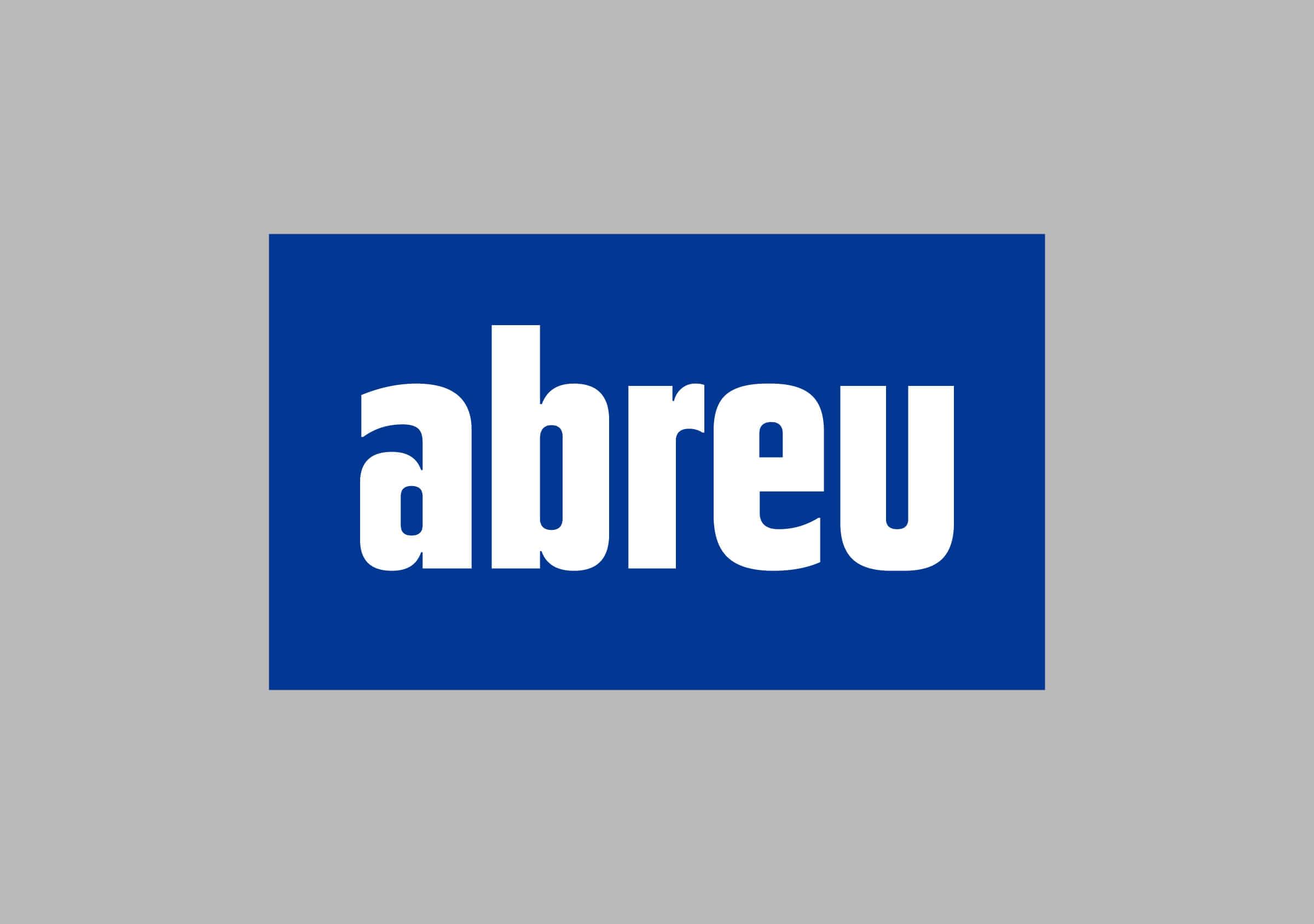 Rebranding-Abreu-Logotipo en contendor-Fondo gris luminoso