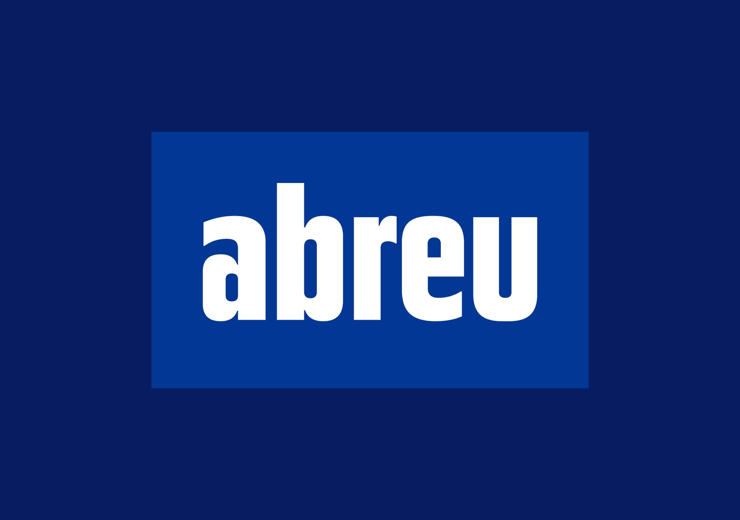 Rebranding-Abreu-Logotipo en contenedor-Fondo azul noche